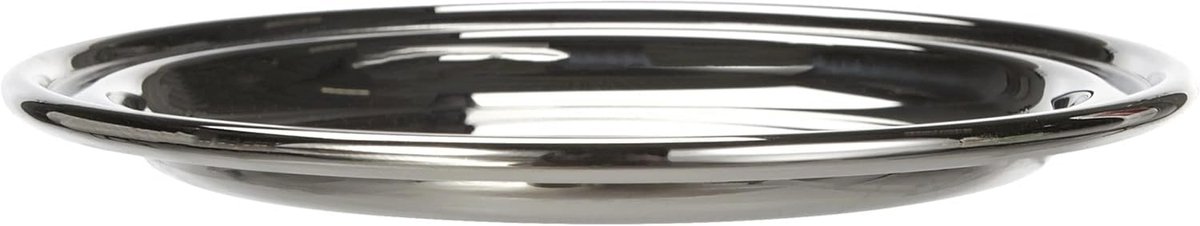 Set van 6 Onderzetters van Roestvrij Staal - 10,3 cm Diameter