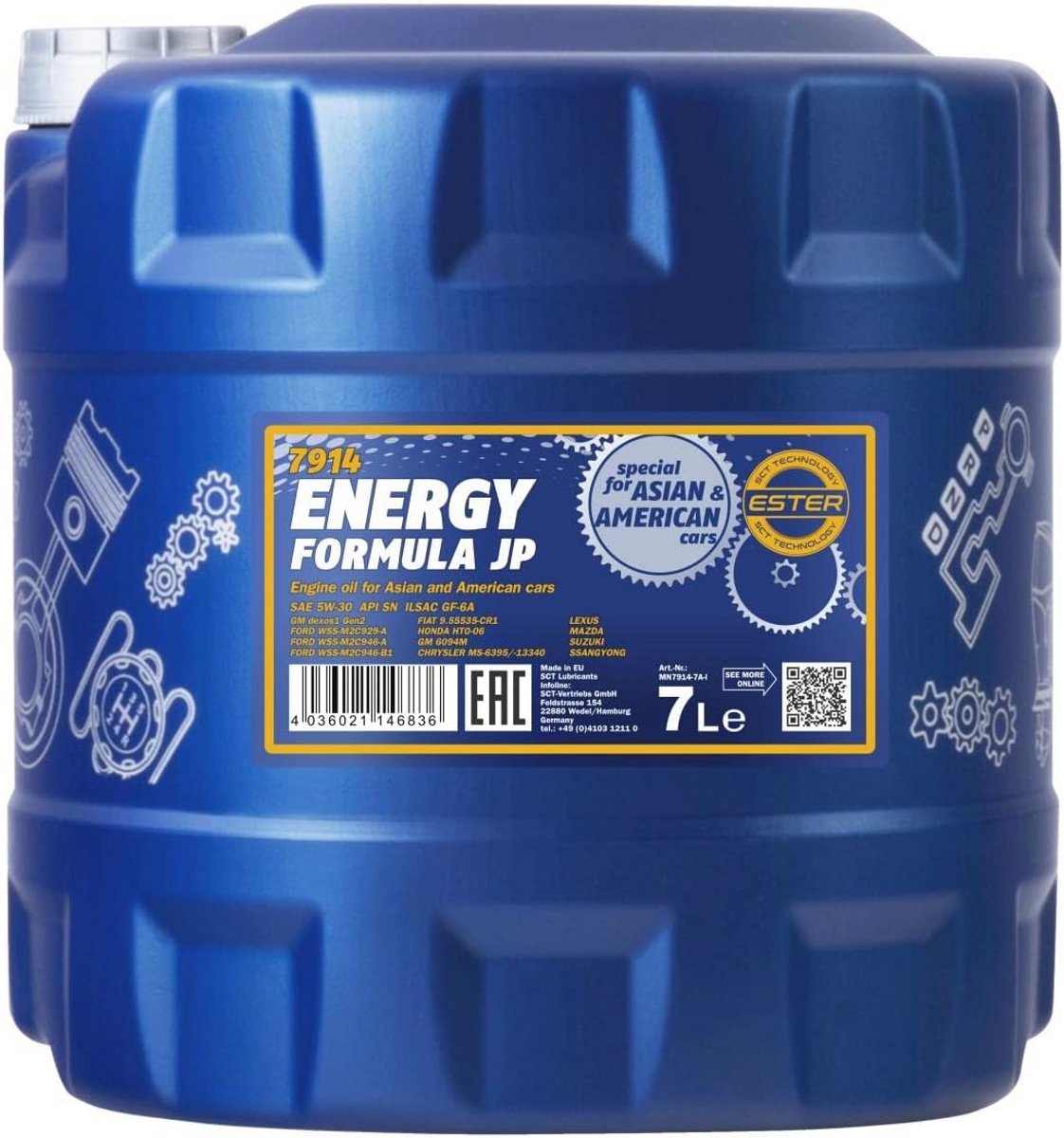 Energy Formula 5W-30 Motorolie 7 L