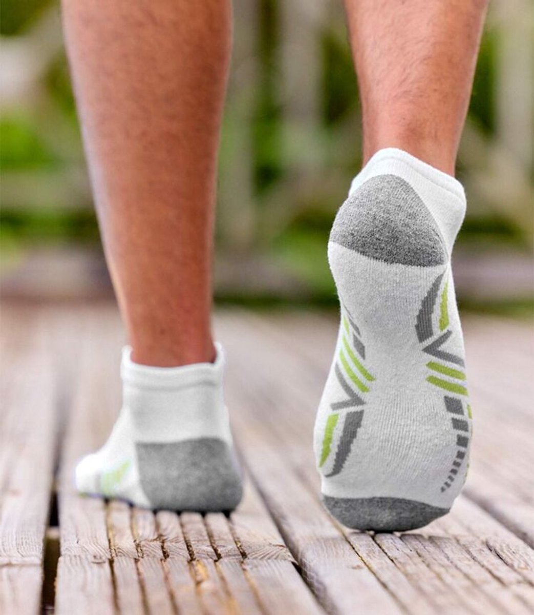 ATLAS FOR MEN - Set van 4 sport enkelsokken - Heren - Verkrijgbaar in grote maten - 43/46