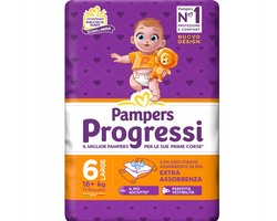 Pampers Progressi Maat 6 (16+ kg) - 17 Absorberende Luiers