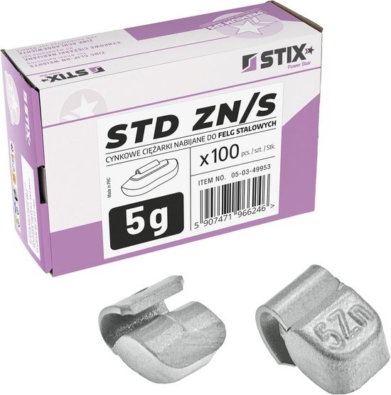 Balanceer gewicht / Wielgewicht 25 gram - stalen velgen