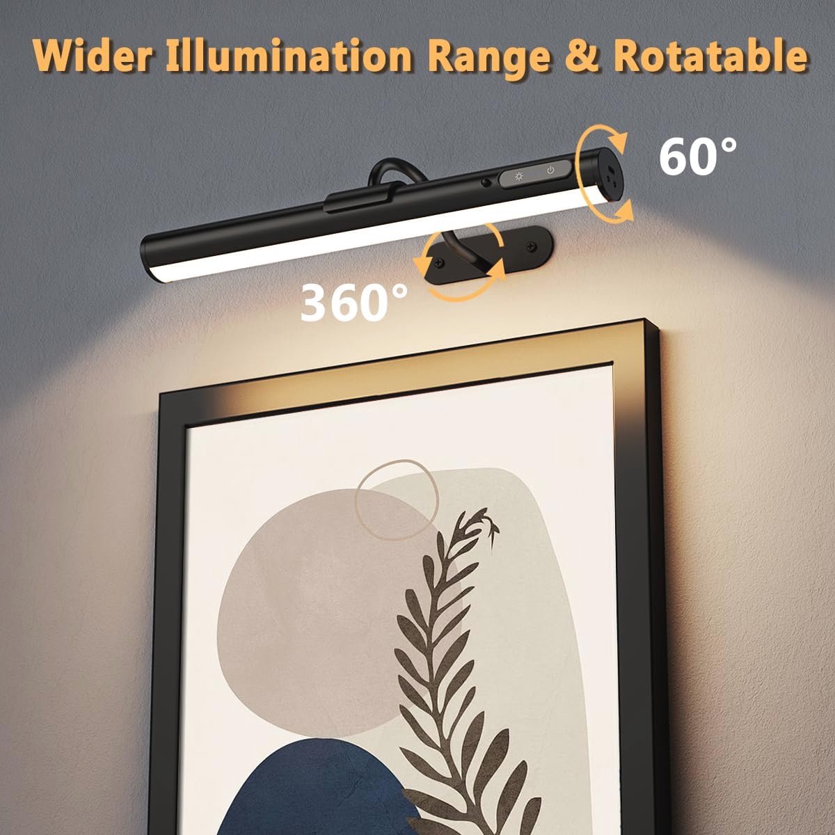 Schilderijverlichting Draadloos Led - LED-fotolamp op batterijen - Draadloze wandlamp voor binnen - Met afstandsbediening - Dimbaar - Magnetische wandlamp - Zonder stroomaansluiting - Fotolamp op batterijen voor aan de muur - Dartbord — cadeau in Wonen & Interieur - foto 8