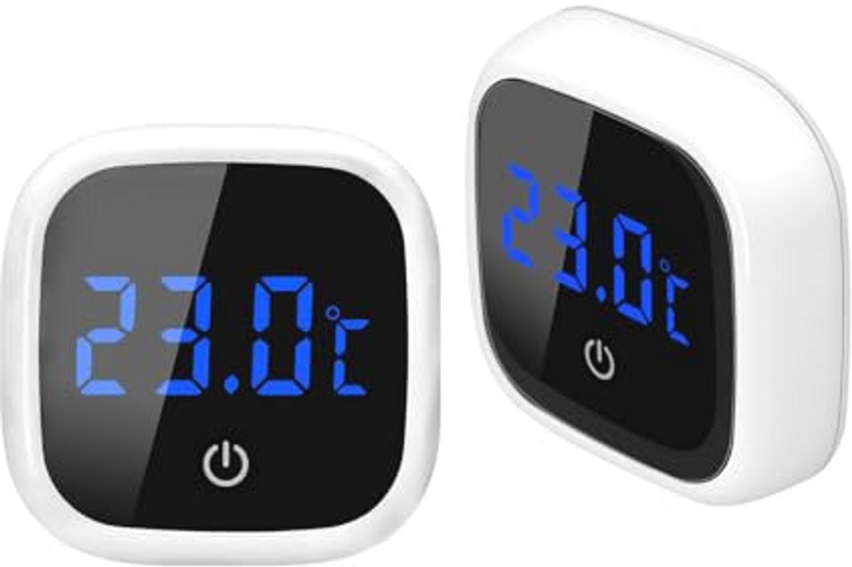 Digitale Mini Aquariumthermometer Set van 2