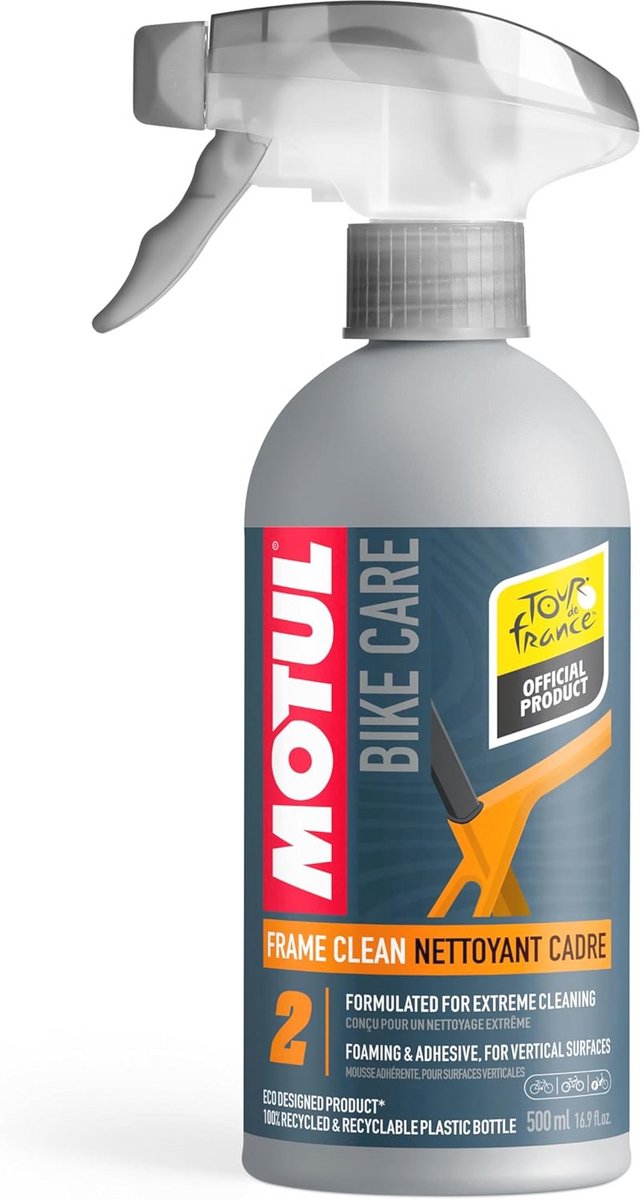 Reinigingsspray voor offroad-fietsframes en -onderdelen - Effectieve fietsverzorging