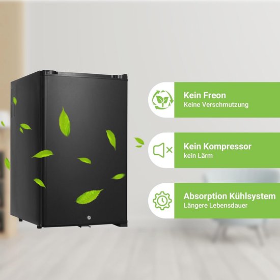 Stille 12V Koelkast met Omkeerbare Deur en Slot - 50L voor Camping, Auto, en Caravan — afbeelding 2
