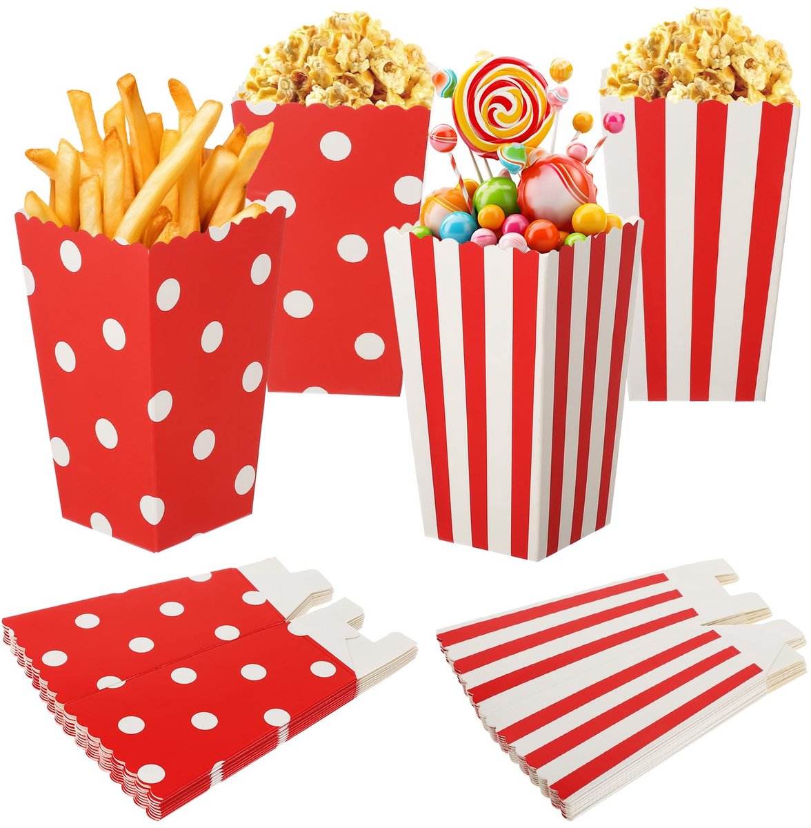 IMPERATORIS® Uitdeelzakjes met Strip/Stickers - Koekzakjes/Snoepzak/Geschenkzakjes - 40 stuks