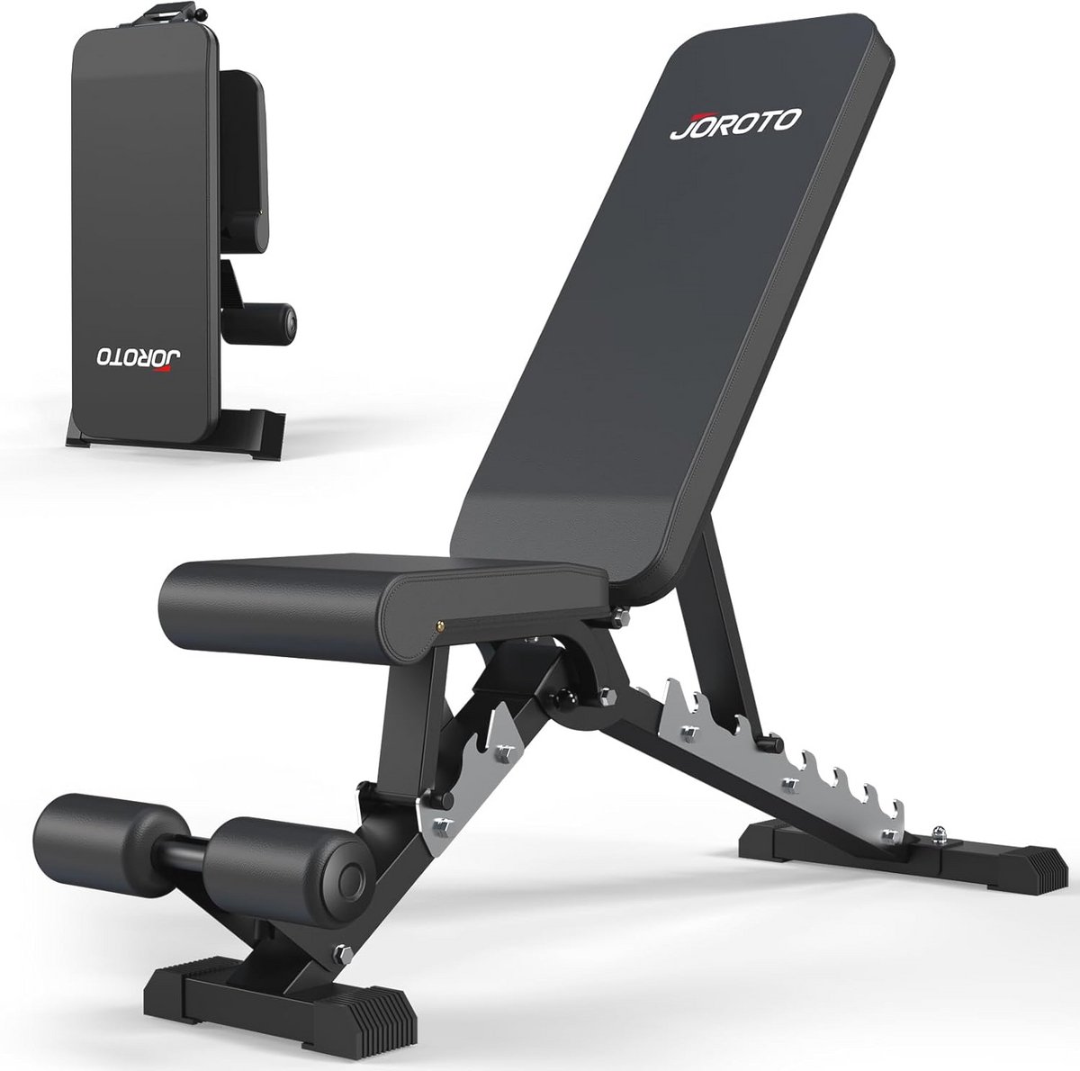 Verstelbare Inklapbare Halterbank - Schuine Trainingsbank voor Thuis - Draagvermogen 360 kg, 4-in-1 Functionaliteit, Ruimtebesparend