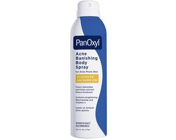 PanOxyl Acne Banishing Body Spray with Niacinamide, Vitamin C, Aloe | Acne Puistjes Behandelings Spray, 170g