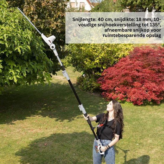 VIN® Telescopische Heggenschaar - Voor Hoog Snoeien - Ergonomisch Design van Merkloos	 — afbeelding 5