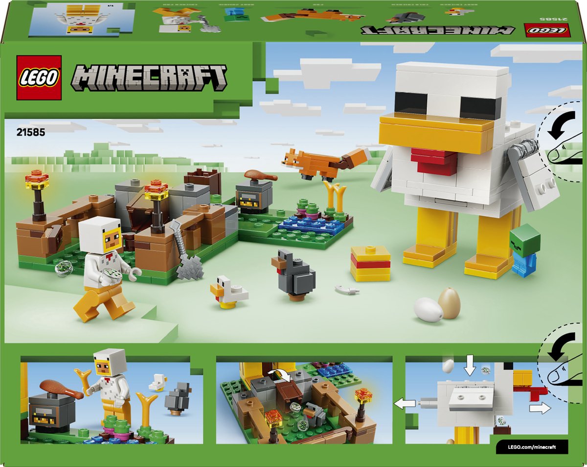 LEGO Minecraft Kippenboerderij Dieren Speelgoed voor Kinderen - 21585 — afbeelding 12