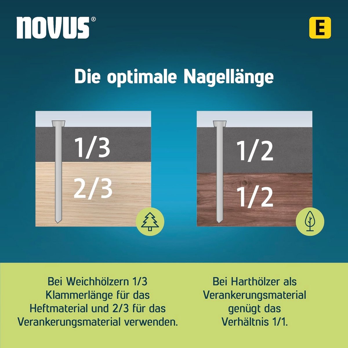 E-type J Nagelset 16 mm - Verzinkt Staaldraad met Kartonnen Verpakking