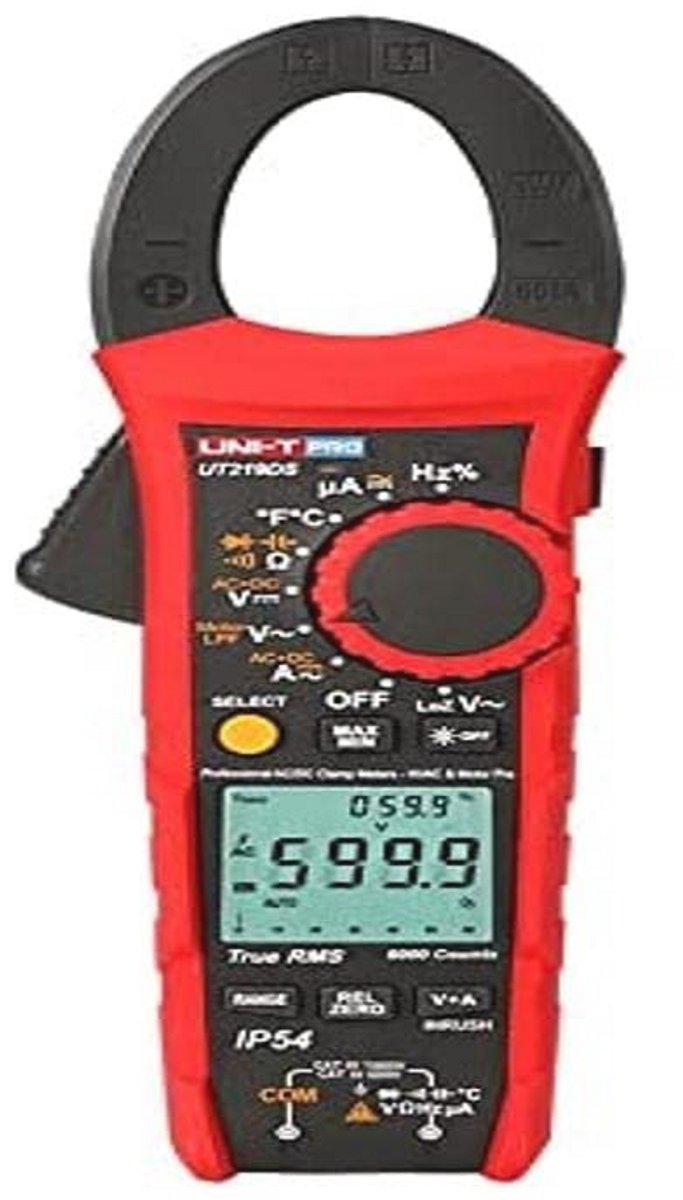Digitale Stroomtang 600A True RMS voor Elektriciens en Technici