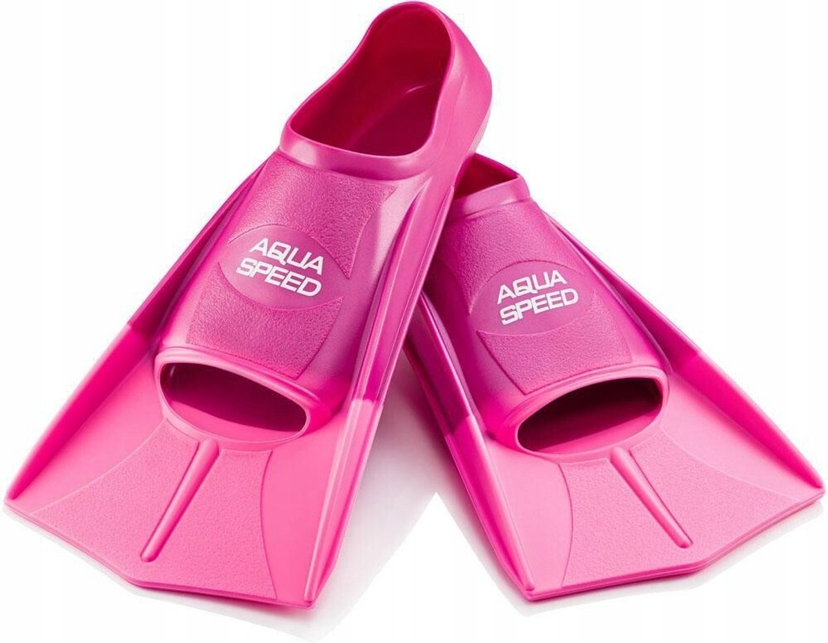 Aqua Speed Trainingsvinnen Zwembad Kort Roze Maat 33/34