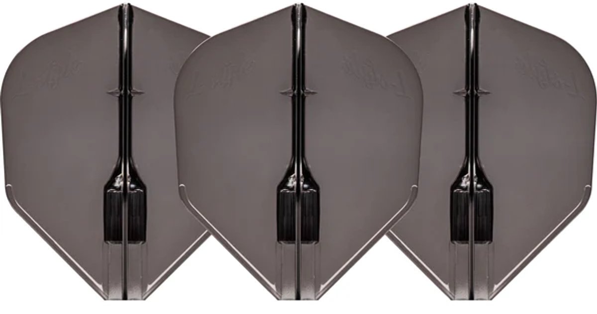 L-Style Fantom EZ L3 Shape Clear Black - Dart Flights