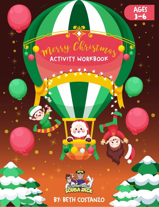 Christmas Activity Workbook for Kids - cover