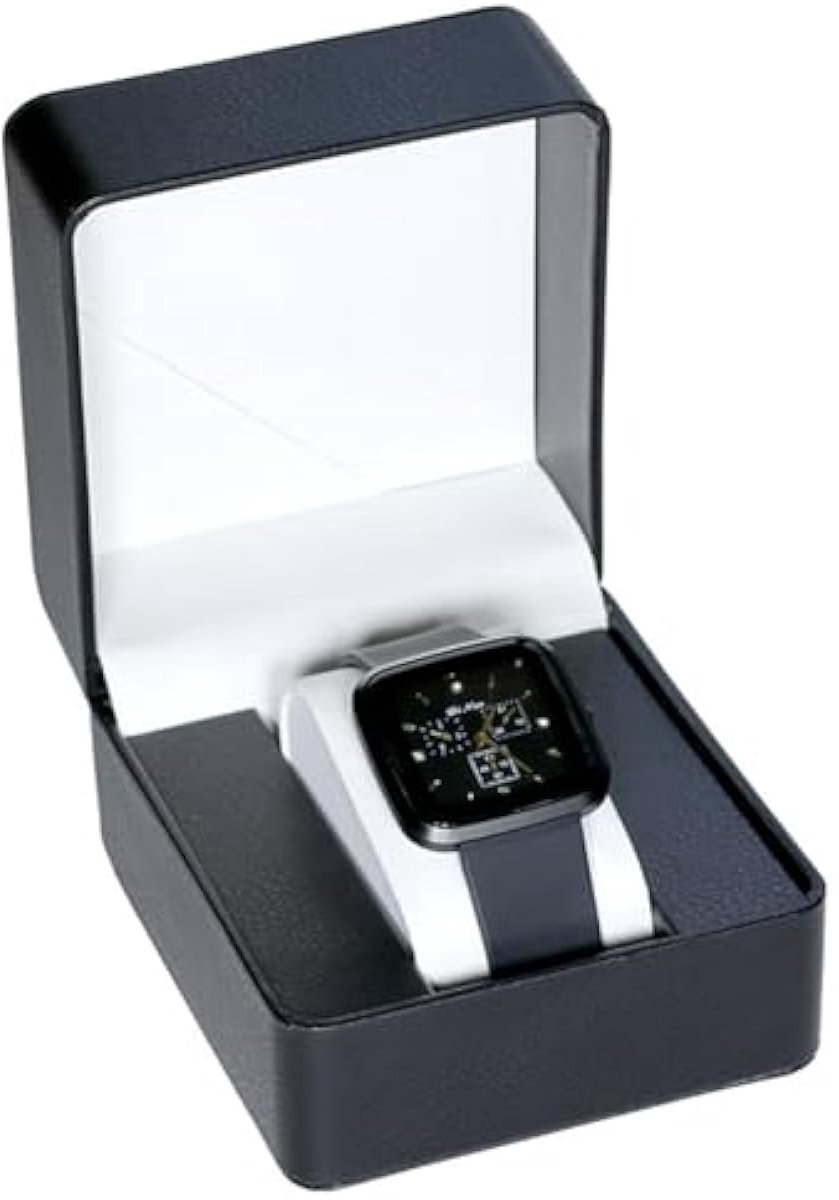 Horlogedoos Heren - PU Leren Horlogekast - Met Kussens - Cadeaudoos voor 2 Horloges - Zwart