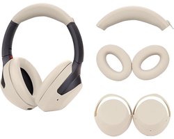 Oorkussens voor Sony WH-1000XM4 Noise Cancelling Hoofdtelefoon - Beschermhoes - beige