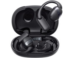 Open-ear draadloze oordopjes true wireless – Bluetooth 5.4 – Tot 50 uur met oplaadcase – IPX4 spatwaterdicht – AAC/SBC – Joyroom Openfree – Zwart
