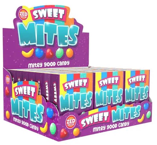 Mite Candy Mites sweet pocket box 24 stuks | bol