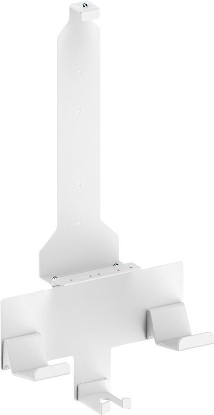 Wolff Mount |PlayStation 5 – Witte PS5 Houder met Controller- & Headsetsteunen |Muurmontage |Super stevige metalen Muurbeugel