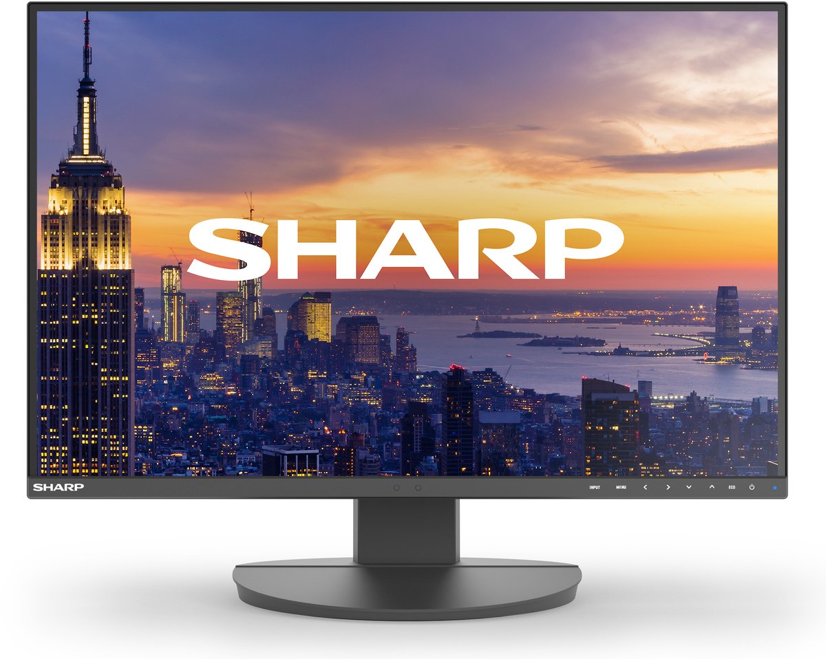 Sharp MultiSync EA242W computer monitor 61 cm (24") 1920 x 1200 Pixels Full HD LCD Zwart