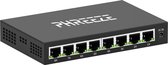 Phreeze Netwerk Switch 8 Poort Gigabit - Internet Splitter - Ethernet Switch - UTP Switch - 10/100/1000 Mbps - Unmanaged
