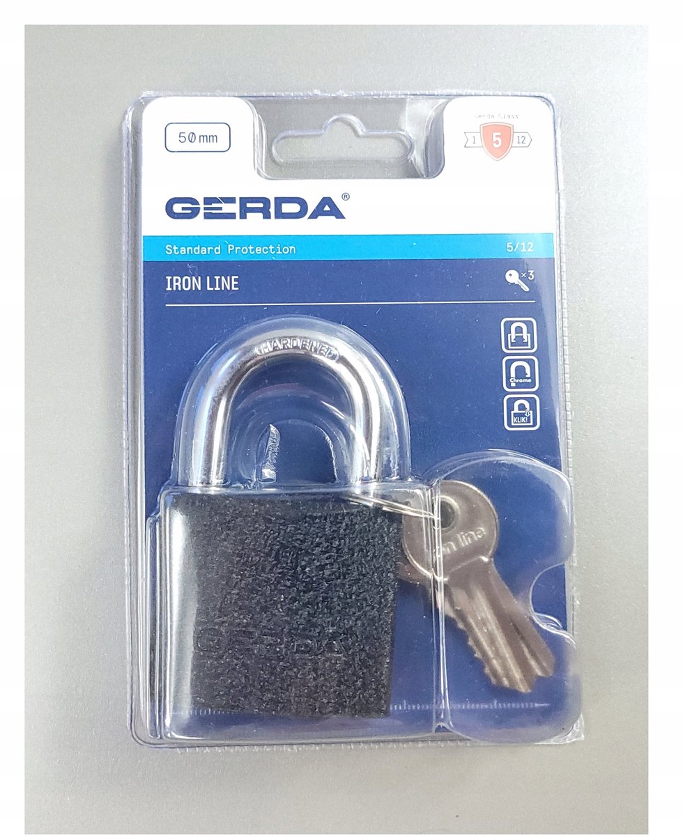 Gerda Iron Line S50 Gietijzeren Beugelslot