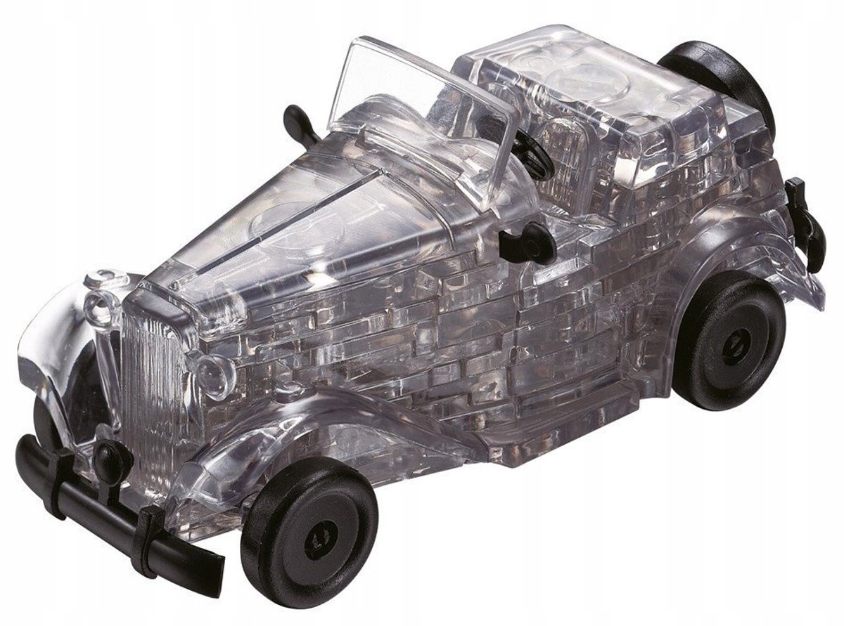Crystal Puzzle Auto 3D - Educatieve 53-delige Bouwpuzzel voor Kinderen