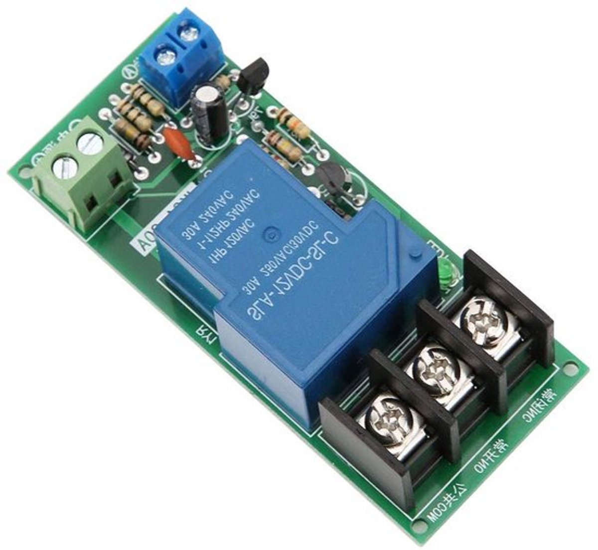 30A Adjustable Timer Delay Switch Relay Module DC 12V - High Precision, Stable Multifunctional Timer for Control Equipment