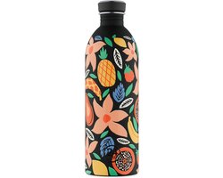 24Bottles Urban Monochrome Drinkfles 1000 ml Capaciteit - tropical noir