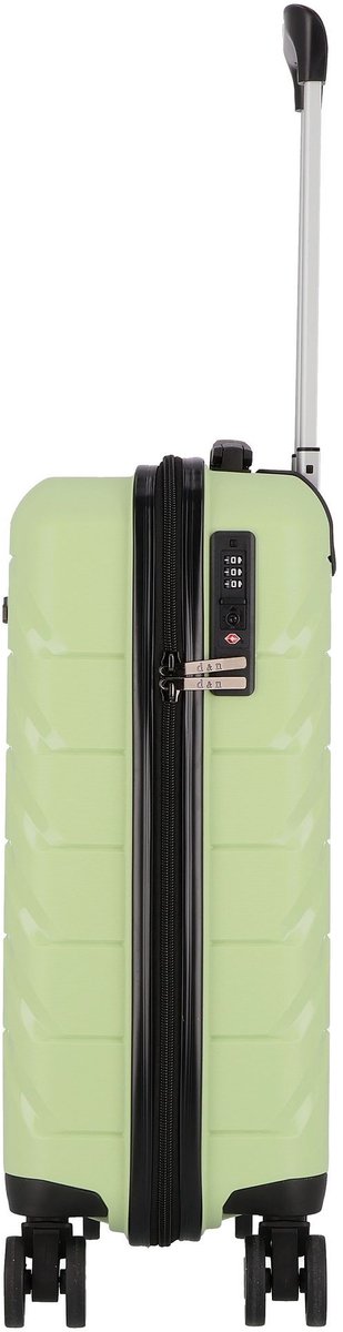 d & n Travel Line 4100 4 wielen Cabinewagen S 53 cm - Harde bagage - TSA slot - blue