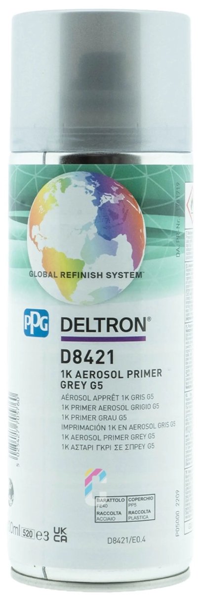 PPG D8421 1K Primer Licht Grijs G5 Spuitbus