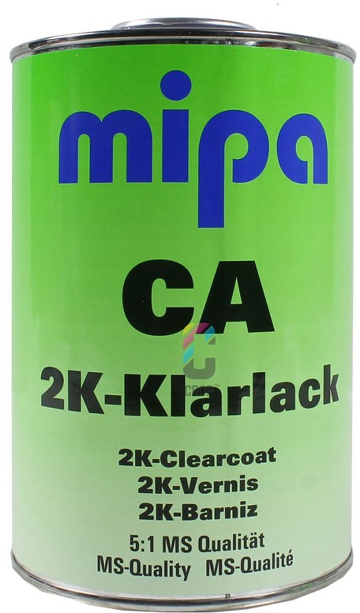 MIPA CA 2K Metaal Blanke Lak - Hoogglans