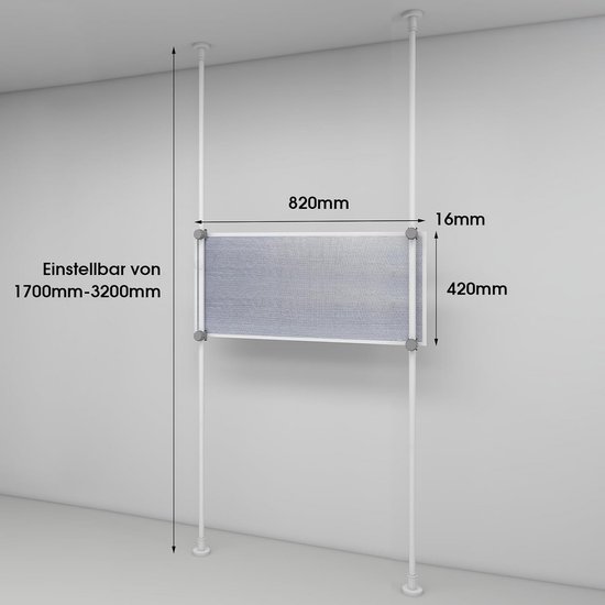 Schimmelverwijderaar Muur 320W - Anti-Schimmel Apparaat voor elke Ruimte met Verstelbare Telescoopstang 1,7-3,2m — afbeelding 4