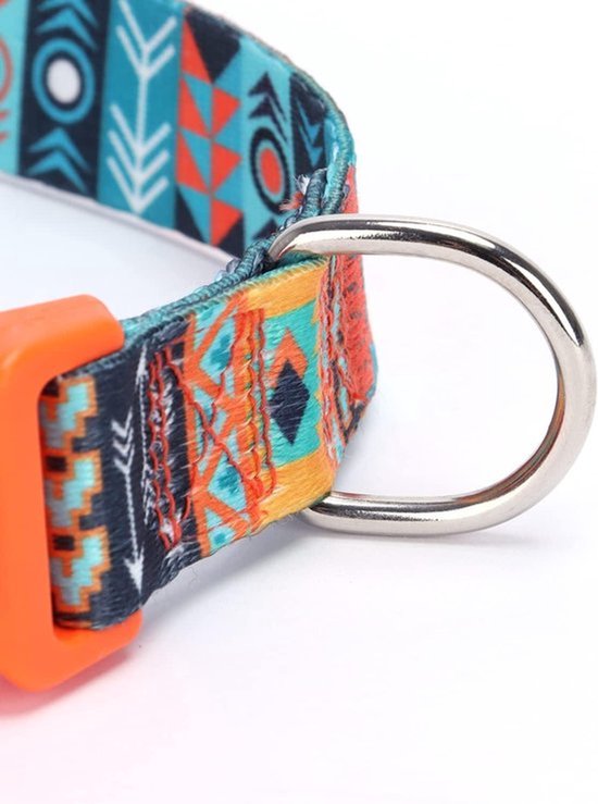 FAVPET Waterdichte Biothane halsband met verstelbare cobragesp en QR-codehanger, kleurrijke hondenhalsbanden voor grote en kleine honden, puppyhalsbanden (oranje, XS