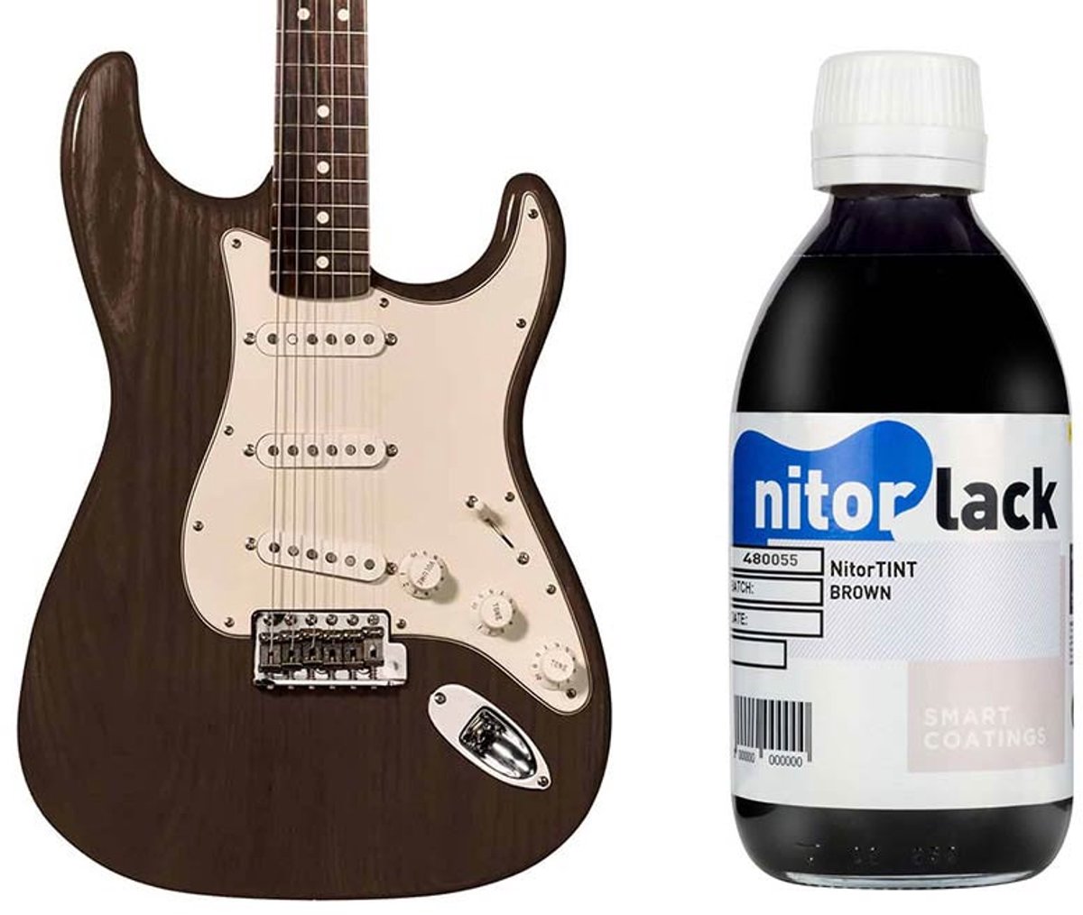 NitorLACK N480055112 NitorTINT Kleurstof Bruin – 250ml Fles