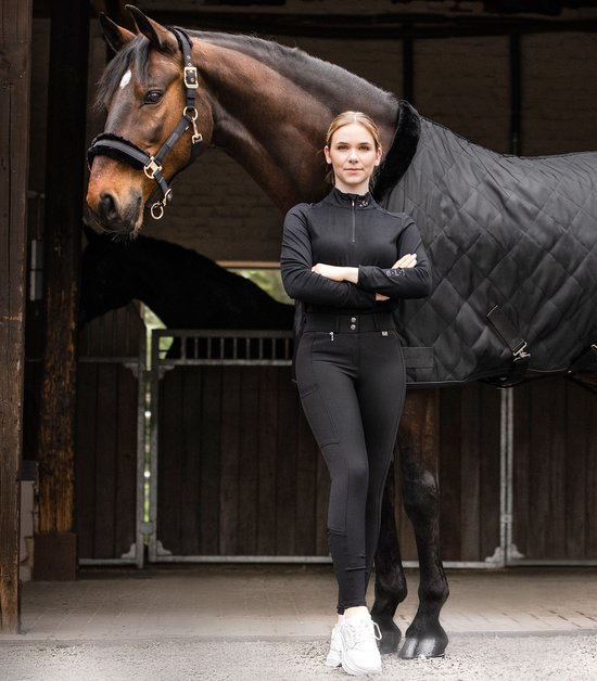 Waldhausen Licol exclusif Cob Zwart / Zwart