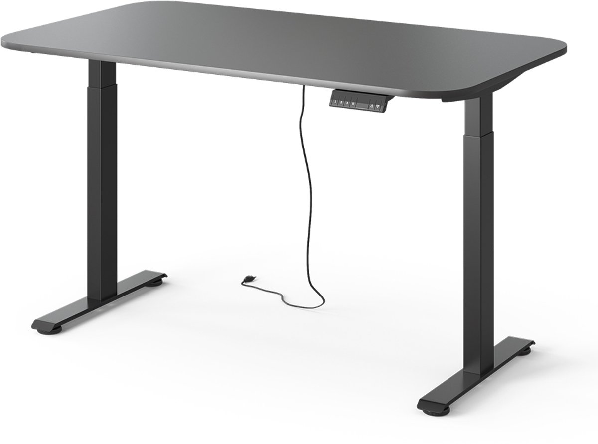 Vicco Elevate Bureau – 140 x 80 cm 2 motoren Zwart/Antraciet