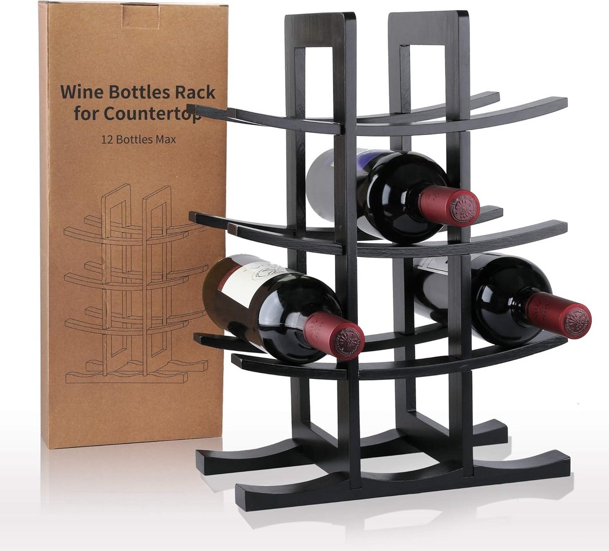Houten Wijnrek voor 12 Fles