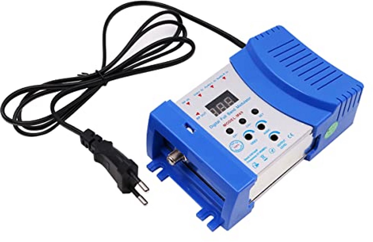 RF-modulator AV-RF AV-TV-converter voor satellietontvangers en videocamera's