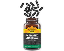 Activated Charcoal Capsules 260mg - 180 Stuks