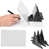 A3 Draagbare Mini Twee In Een Tekentafel Led Light Pad Met Schaal En Schrijfbord