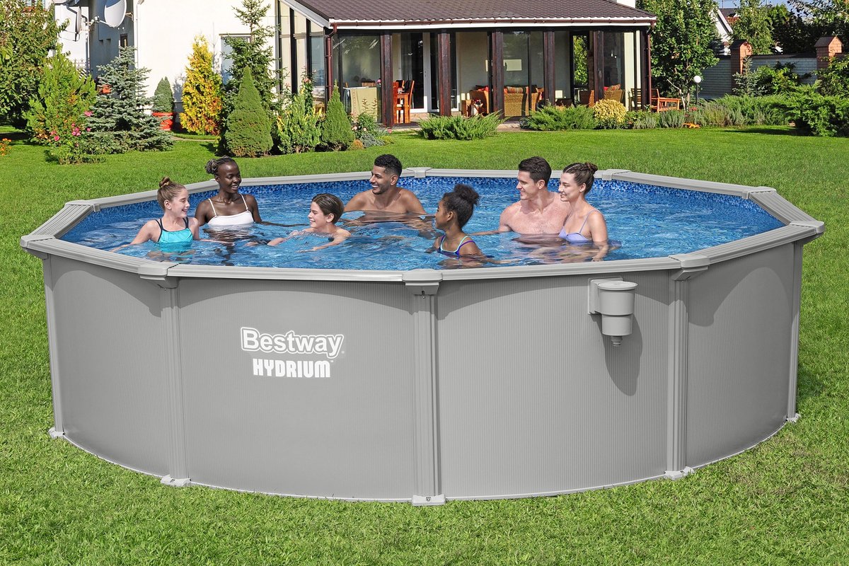 Bestway Hydrium kit piscine à paroi en acier - Ø 457 x 122 cm
