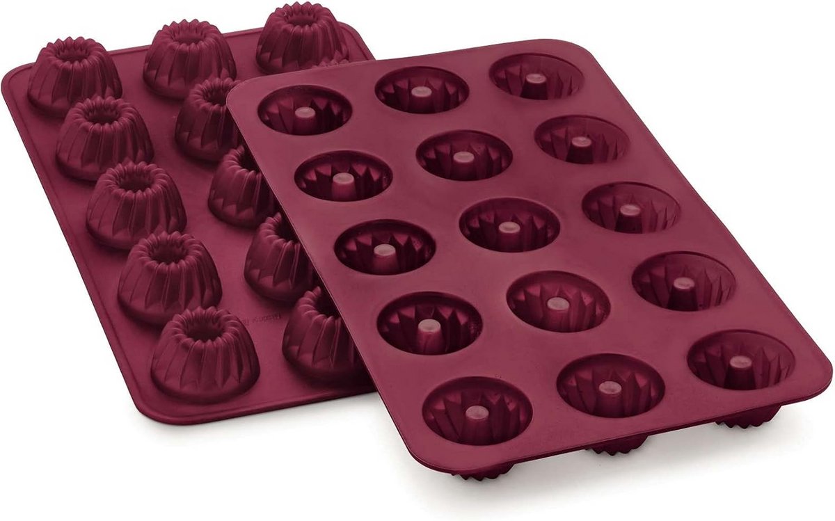 Mini Tulbandmaker Set van 2 – Bakvorm voor Eenvoudige Bereiding van 30 Kleine Tulbanden