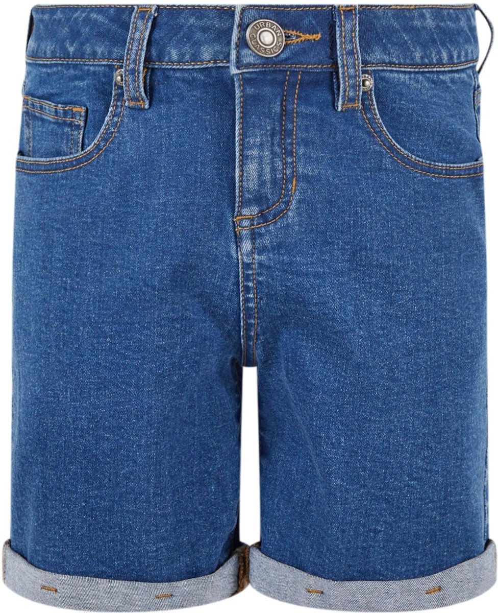 Urban Classics Organic Stretch 5 Pocket Kinder Korte broek Kids 146/152 Blauw