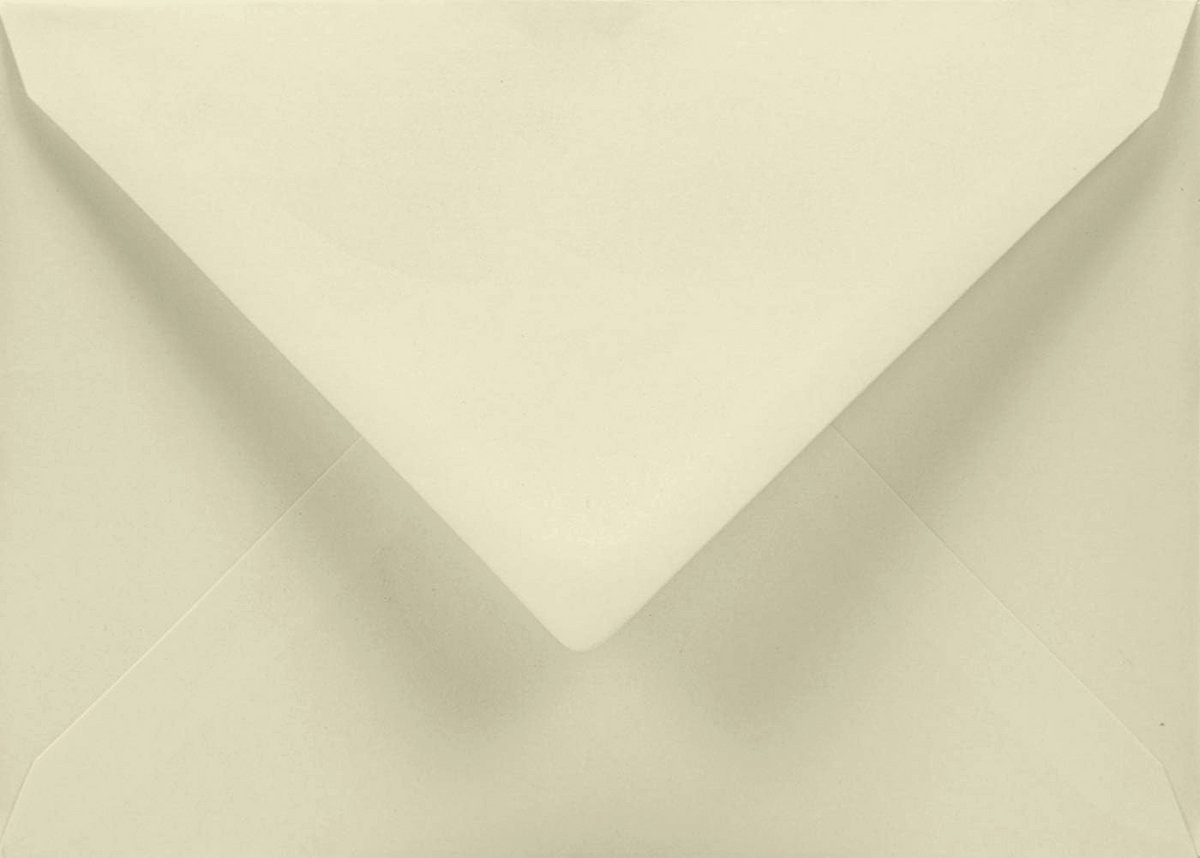 Ivoor C6 Enveloppen zonder venster - Perfect voor Uitnodigingen en Wenskaarten - 120g Papier