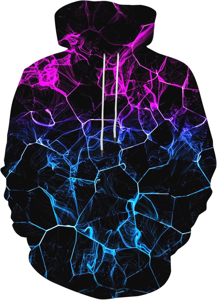 Unisex 3D Hoodies voor Dames en Heren - Digitale Print Sweatshirts met Capuchon en Zakken