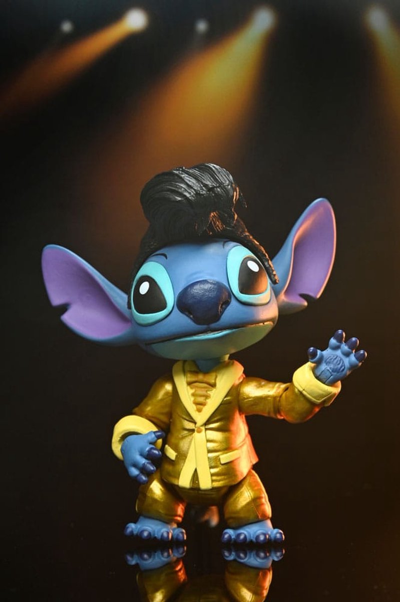 NECA Lilo & Stitch Action Figure Ultimate Gold Suit Elvis Stitch 18 cm Action Figuur