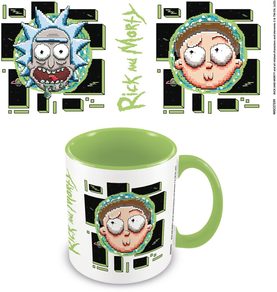 Pyramid International Rick and Morty Mok / Beker Pixel Breakout Cups & Mok / Bekers