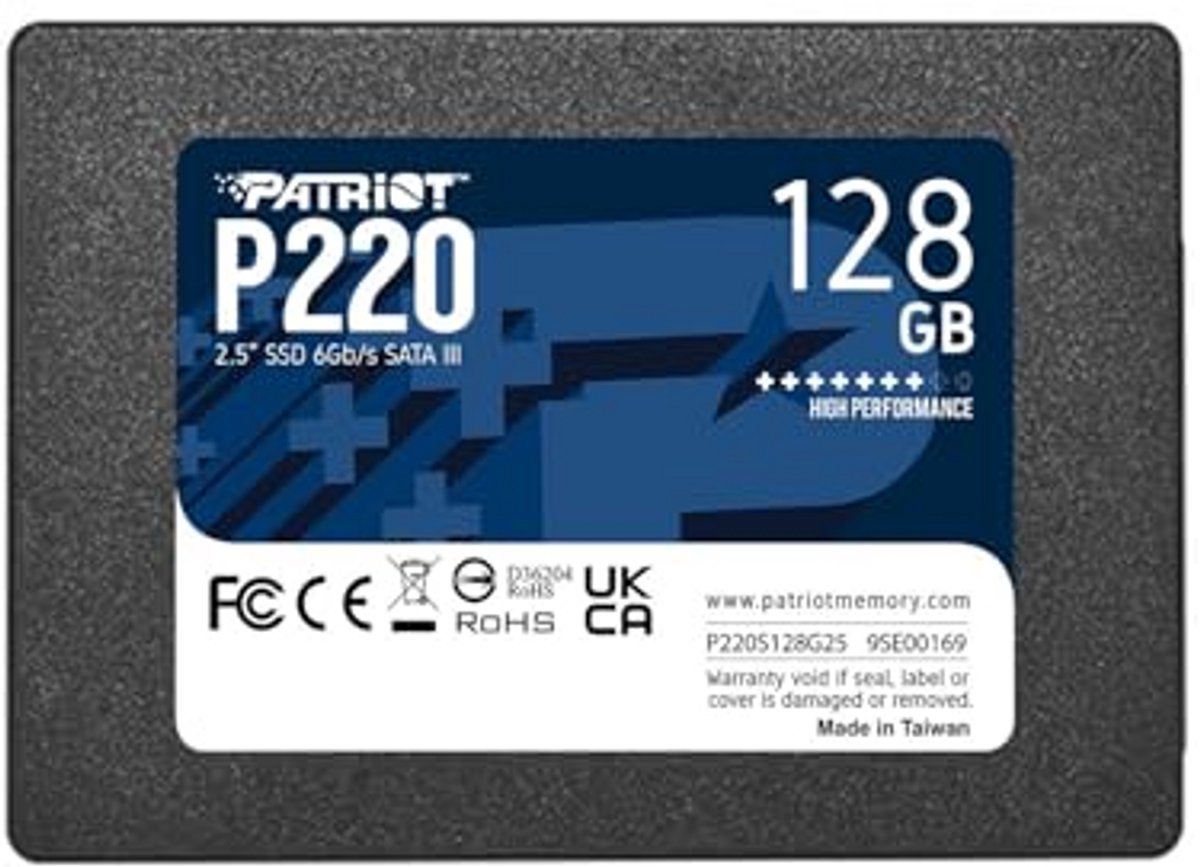 2.5" SATA III SSD 128GB voor Snelle Upgrade en Betrouwbare Opslag